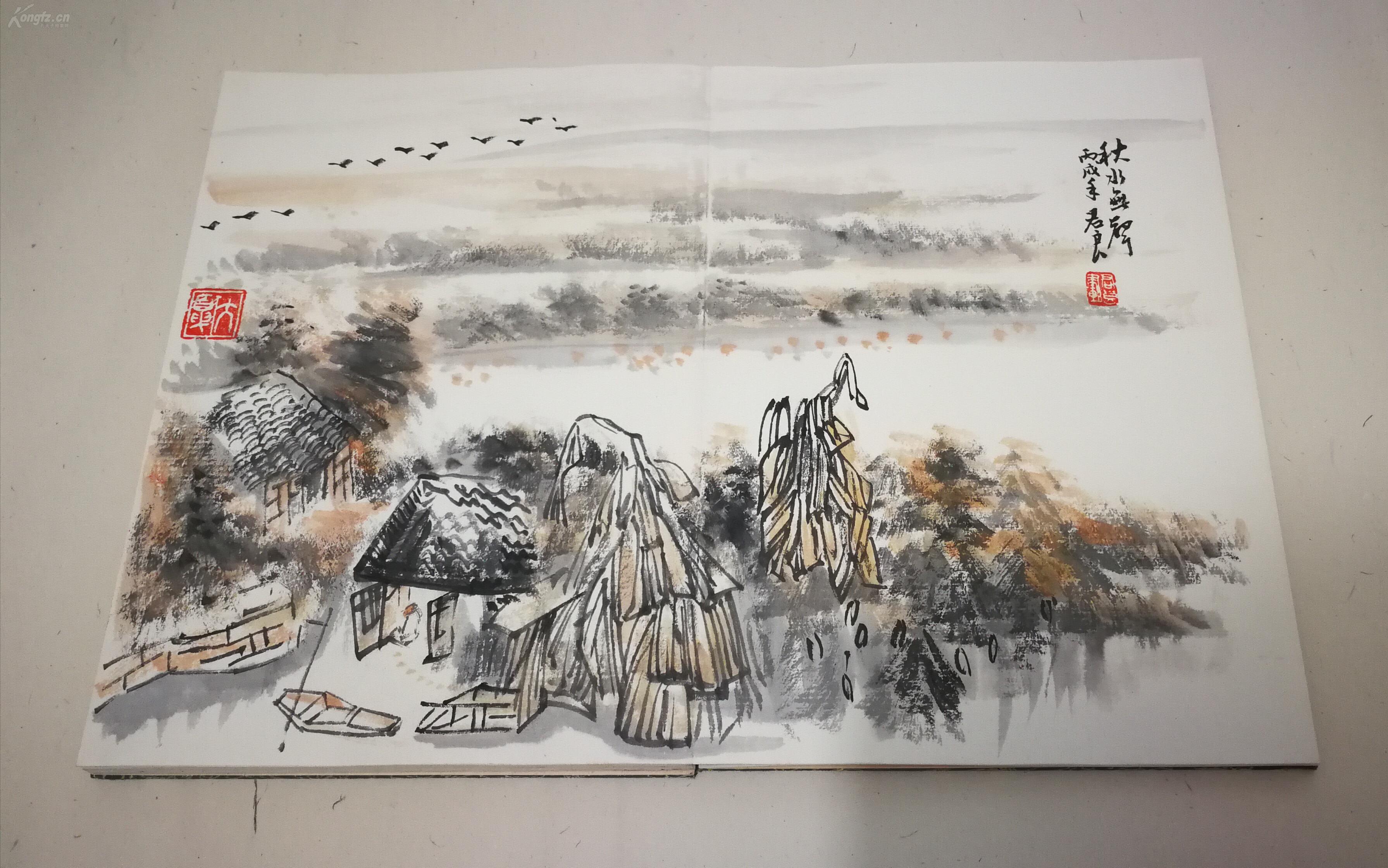 苏州国画院院长 享受国务院特殊津贴 孙君良 册页9幅