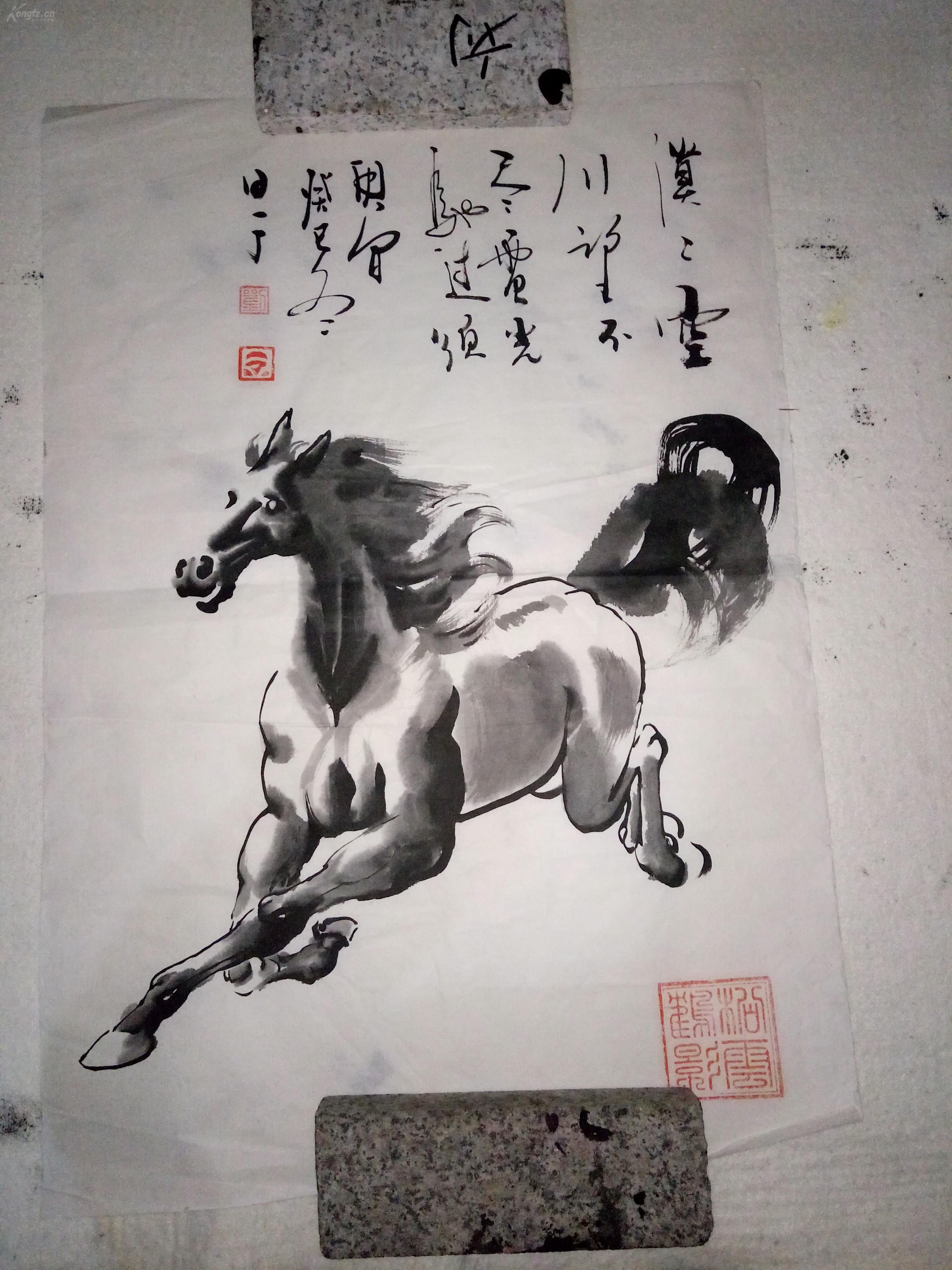 当代实力派书法家——【一丁】 马到成功 徐悲鸿字画