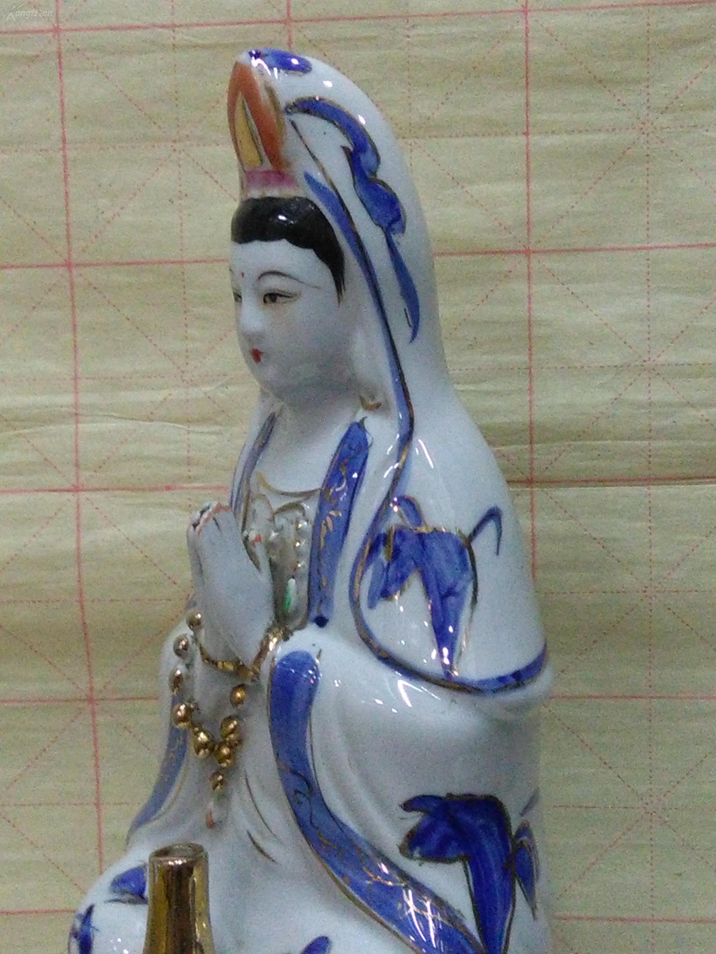 青花瓷观音菩萨 拍品编号:29309514