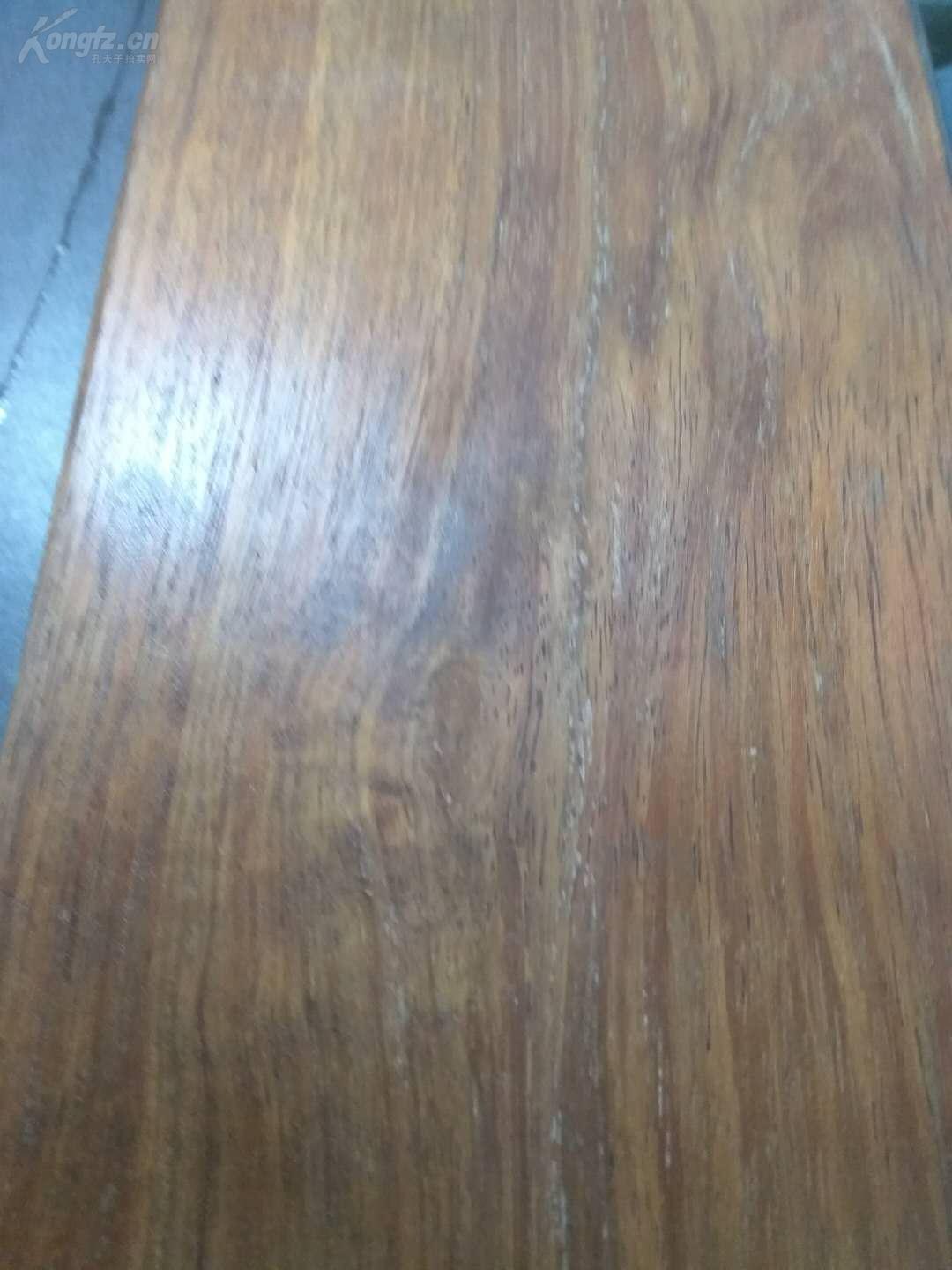 红木家具厂下脚料不知树种沉水局部棕眼有金线