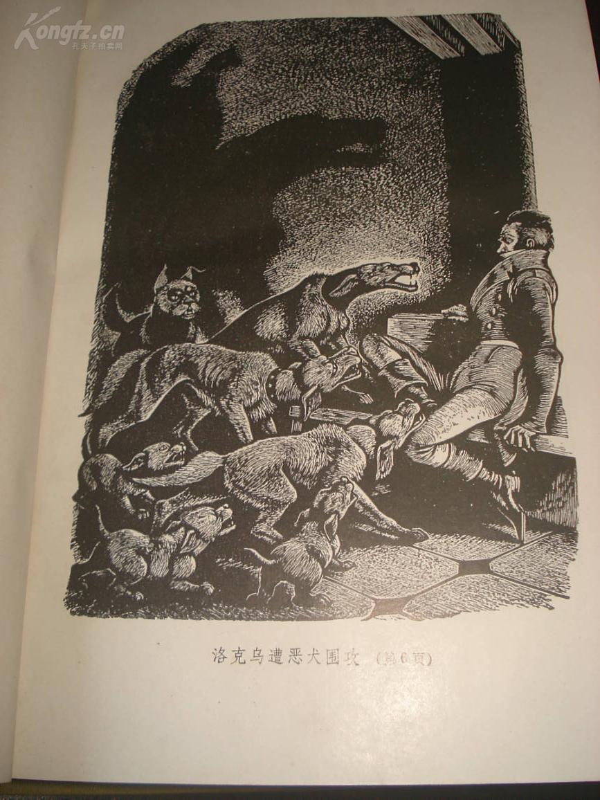 精美铜板画插图本------《呼啸山庄》