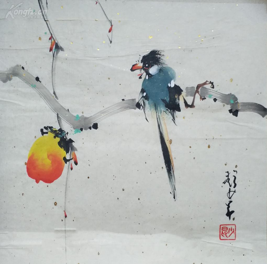 广州大学美术科教授花鸟画作品册页