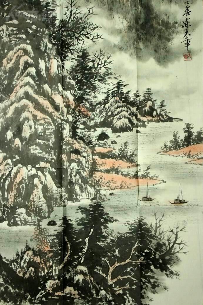 北京画家------陈大章《高山揽翠》
