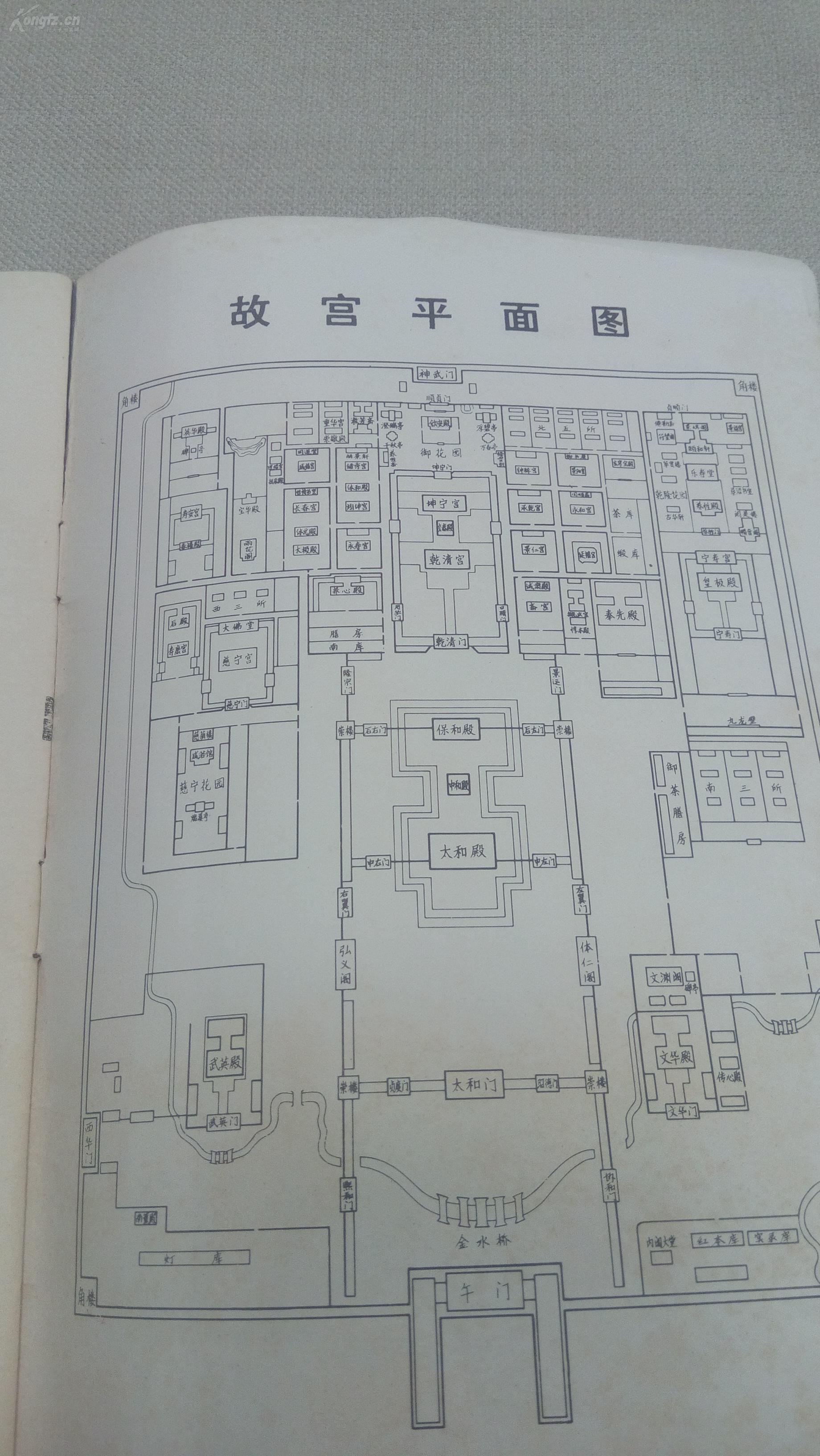 79年代出版的《故宫简介》