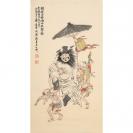  b>周一新 /b> 钟馗 役鬼图,.