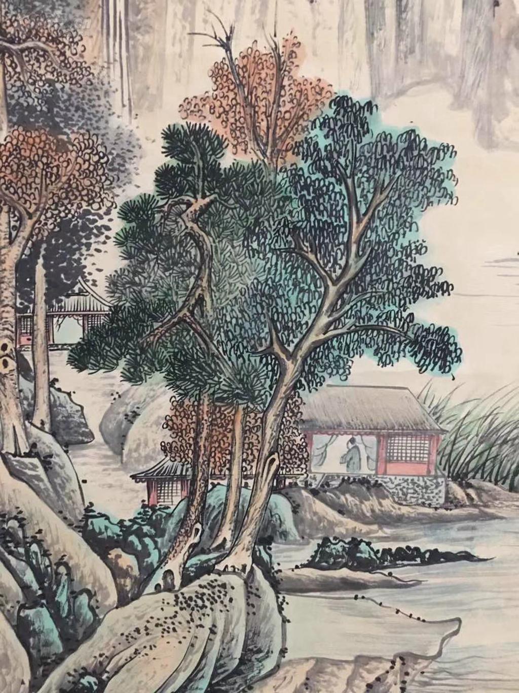 清代著名画家 王翚 山水.