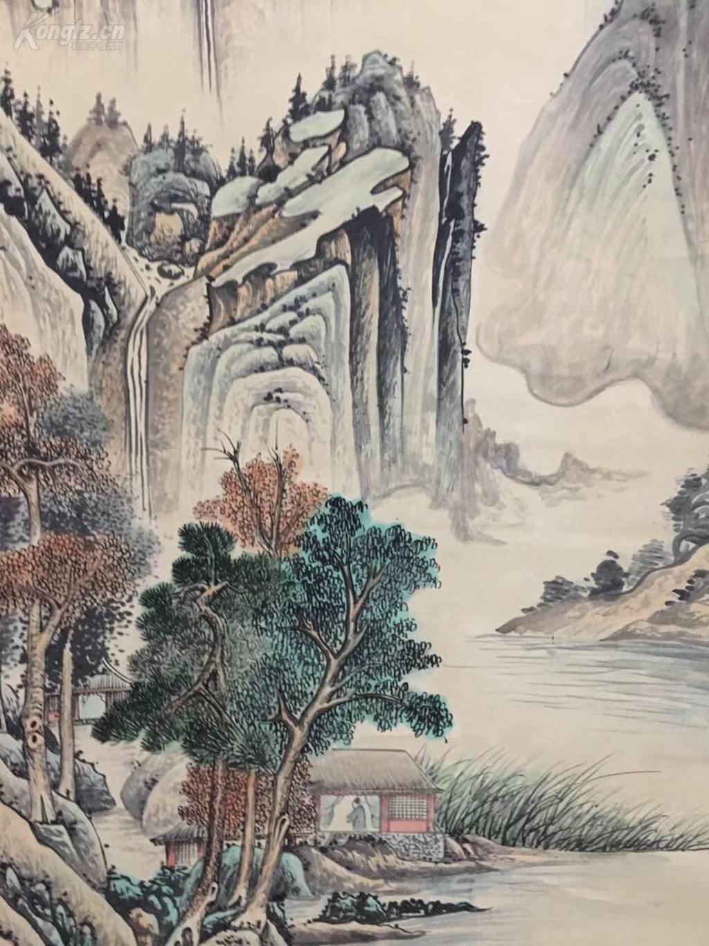 清代著名画家 王翚 山水.