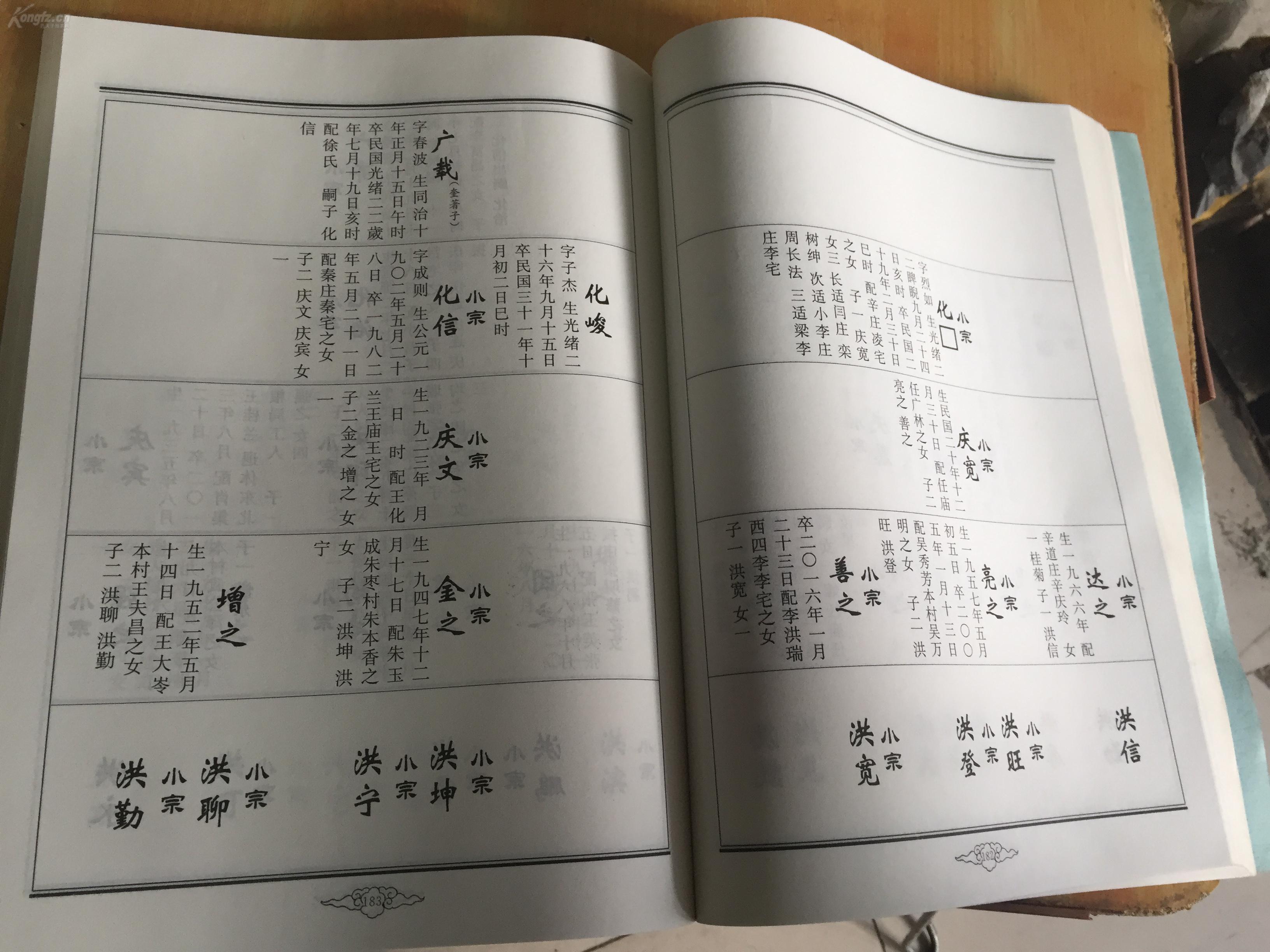 大开厚本阮氏宗谱一本完整