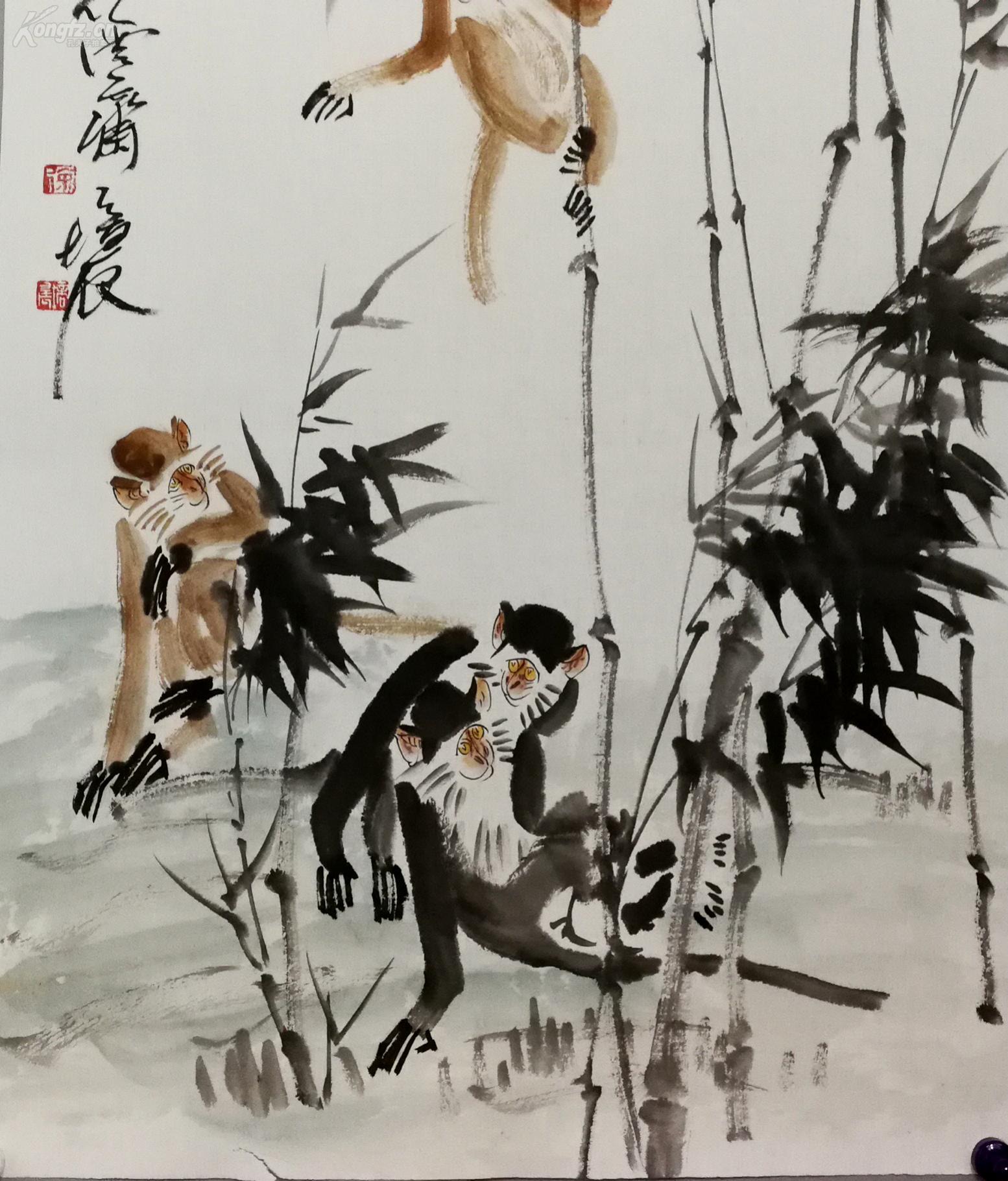中国美术家协会会员徐培晨猴