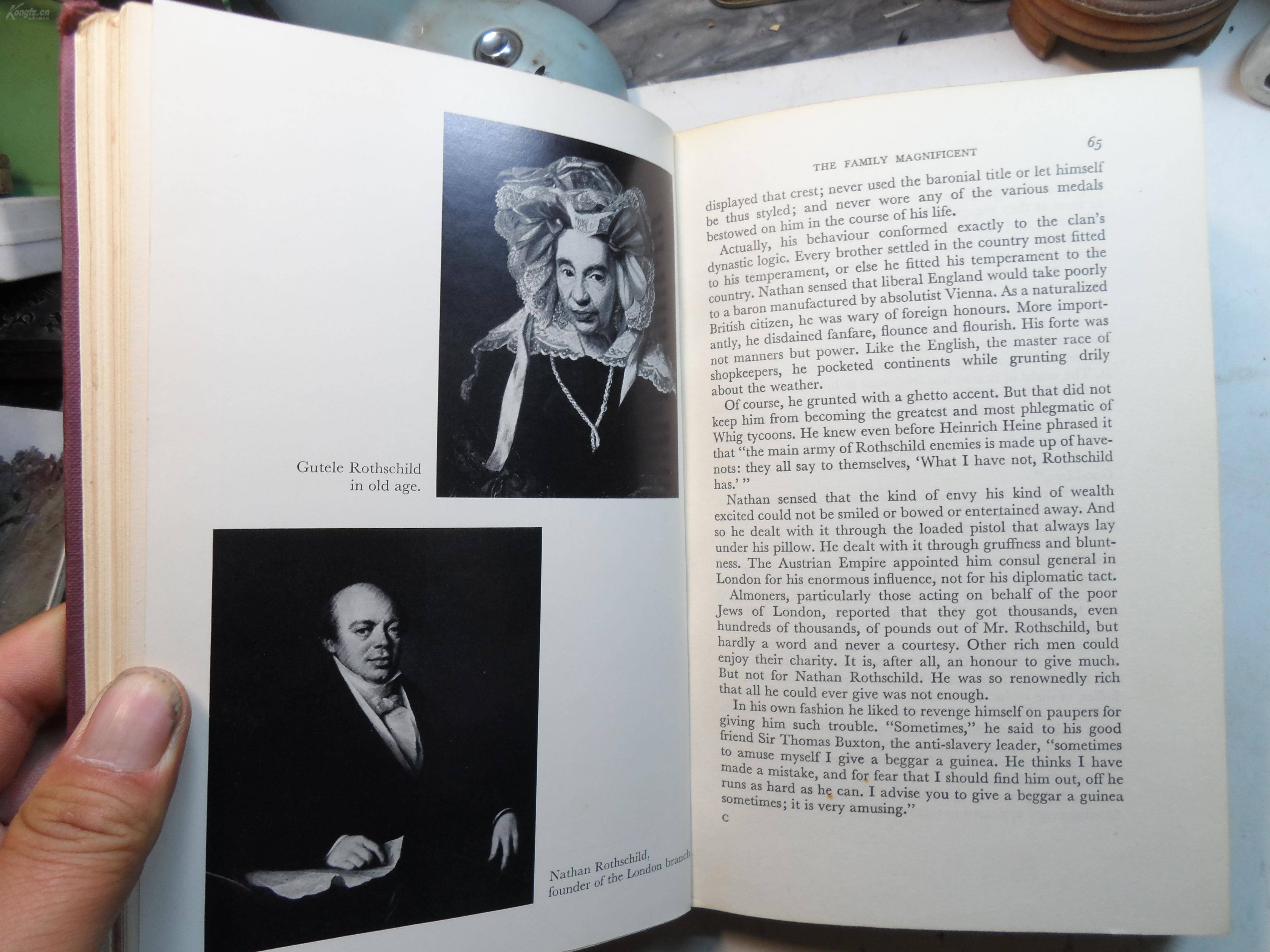 ROTHSCHILD,carruades de lafite 1962年英文多插图本:the rothschilds afamily portrait frederic
