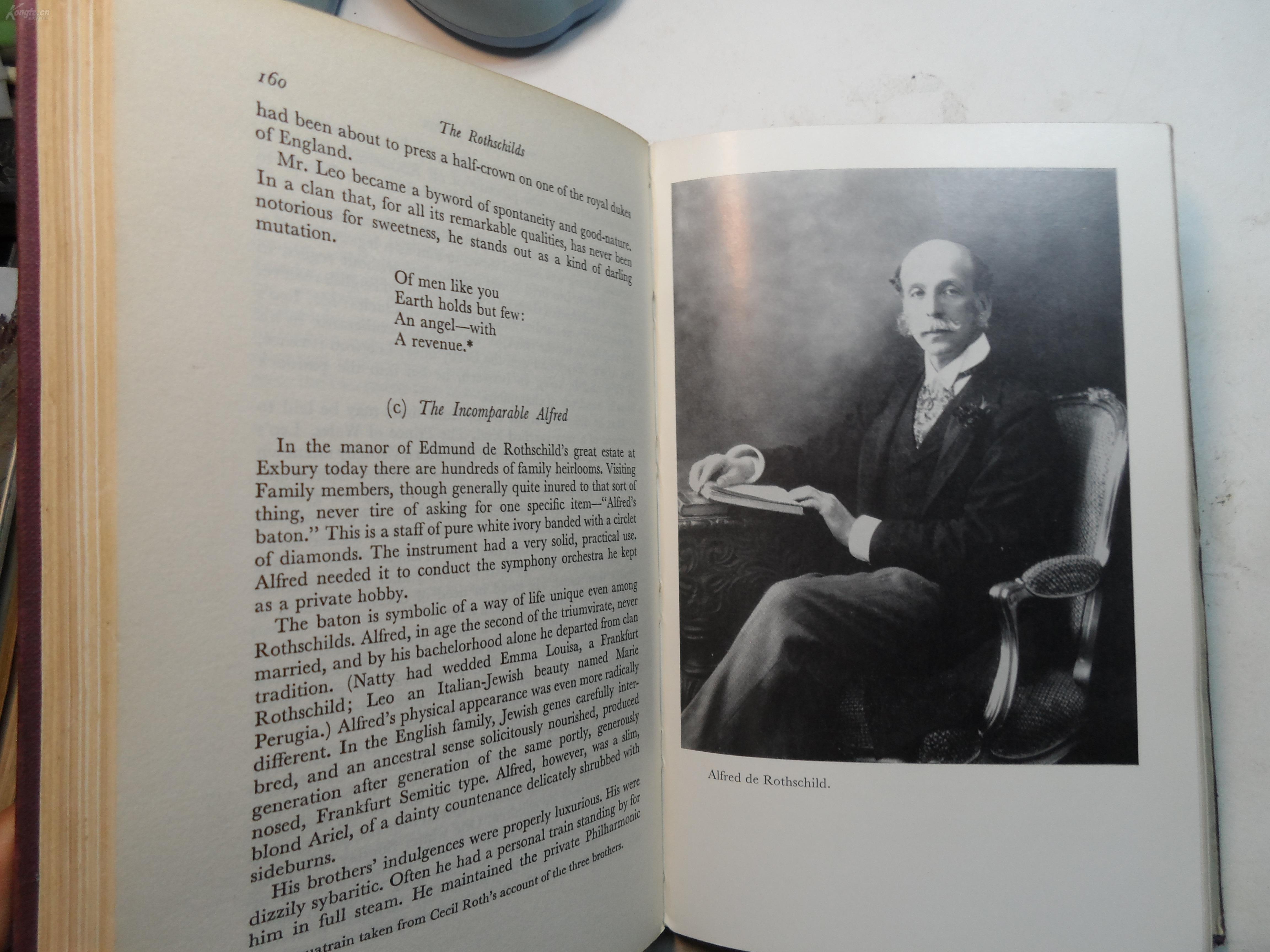 1962年英文多插图本:the rothschilds afamily portrait frederic