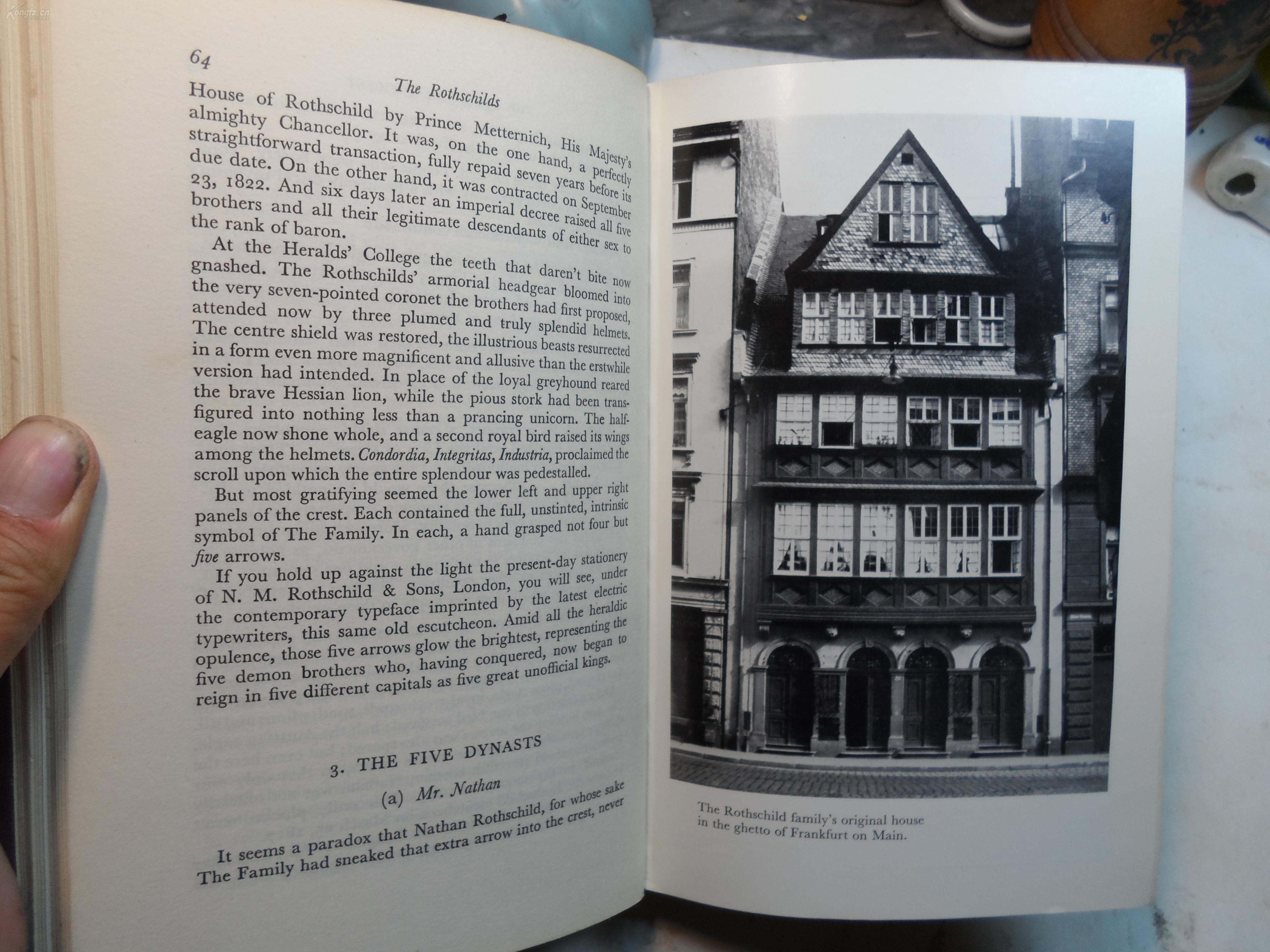 ROTHSCHILD,carruades de lafite 1962年英文多插图本:the rothschilds afamily portrait frederic