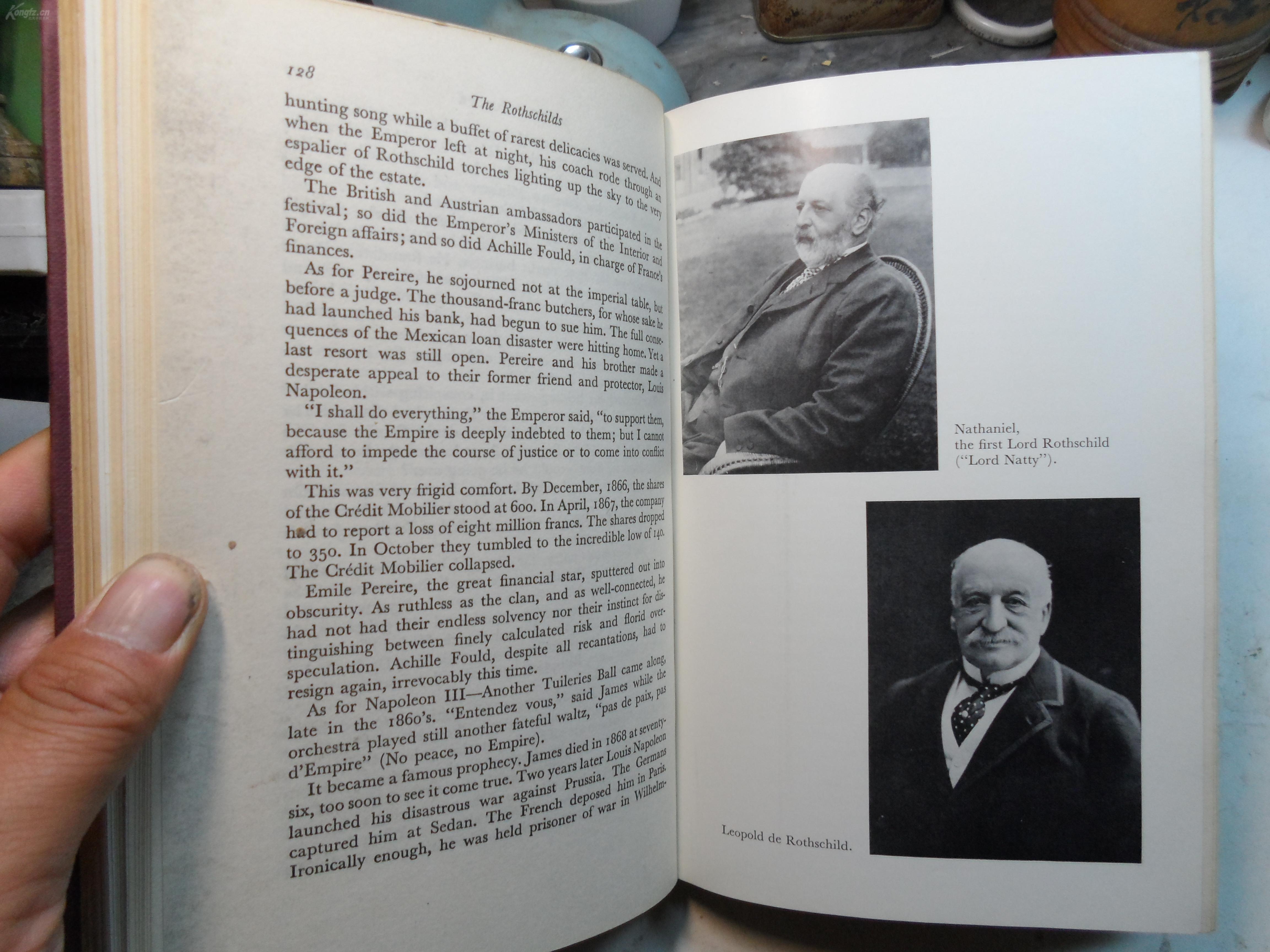 1962年英文多插图本:the rothschilds afamily portrait frederic
