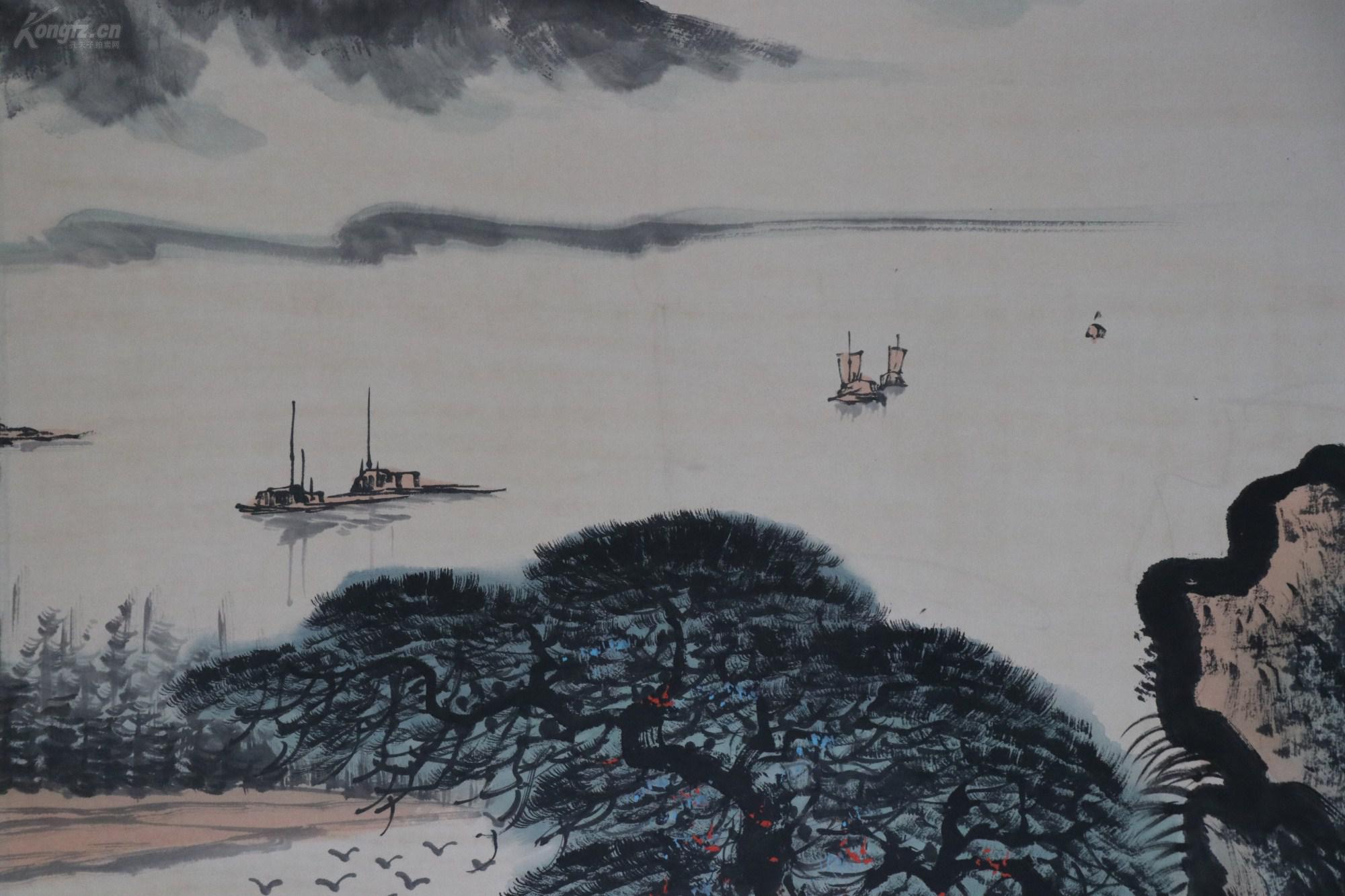 黎雄才 著名岭南画派画家 当代国画家,美术教育家,中国美术家协会广东