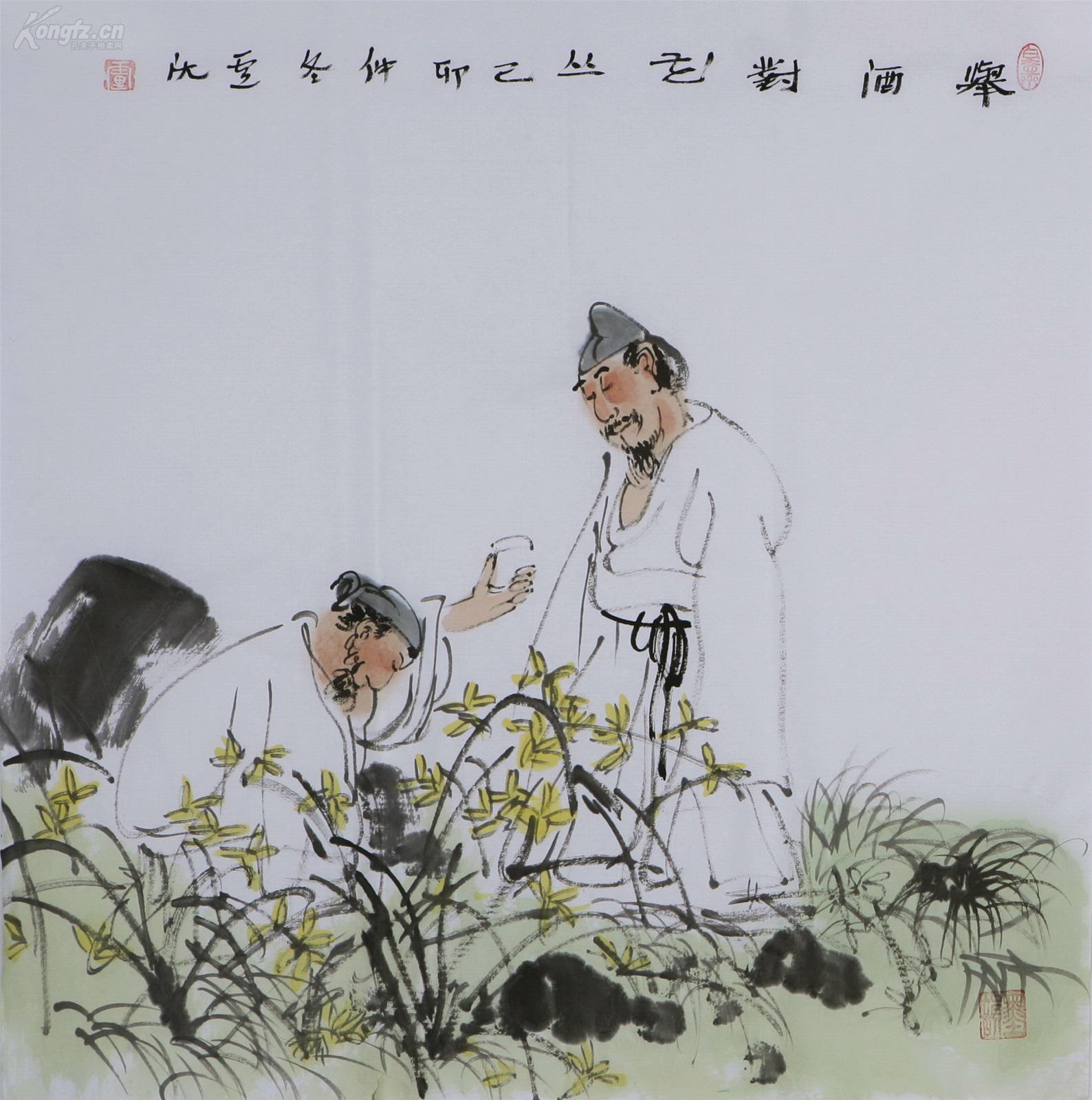 卢沉 写意人物
