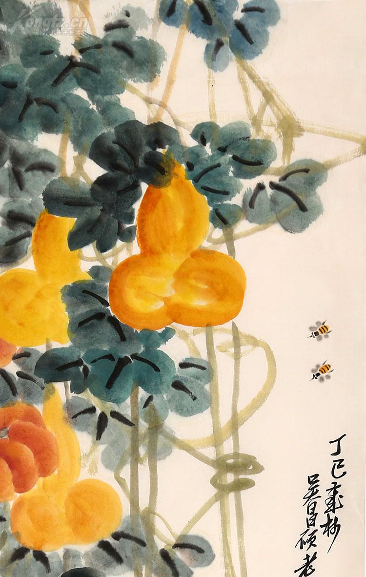 吴昌硕 南瓜 葫芦图