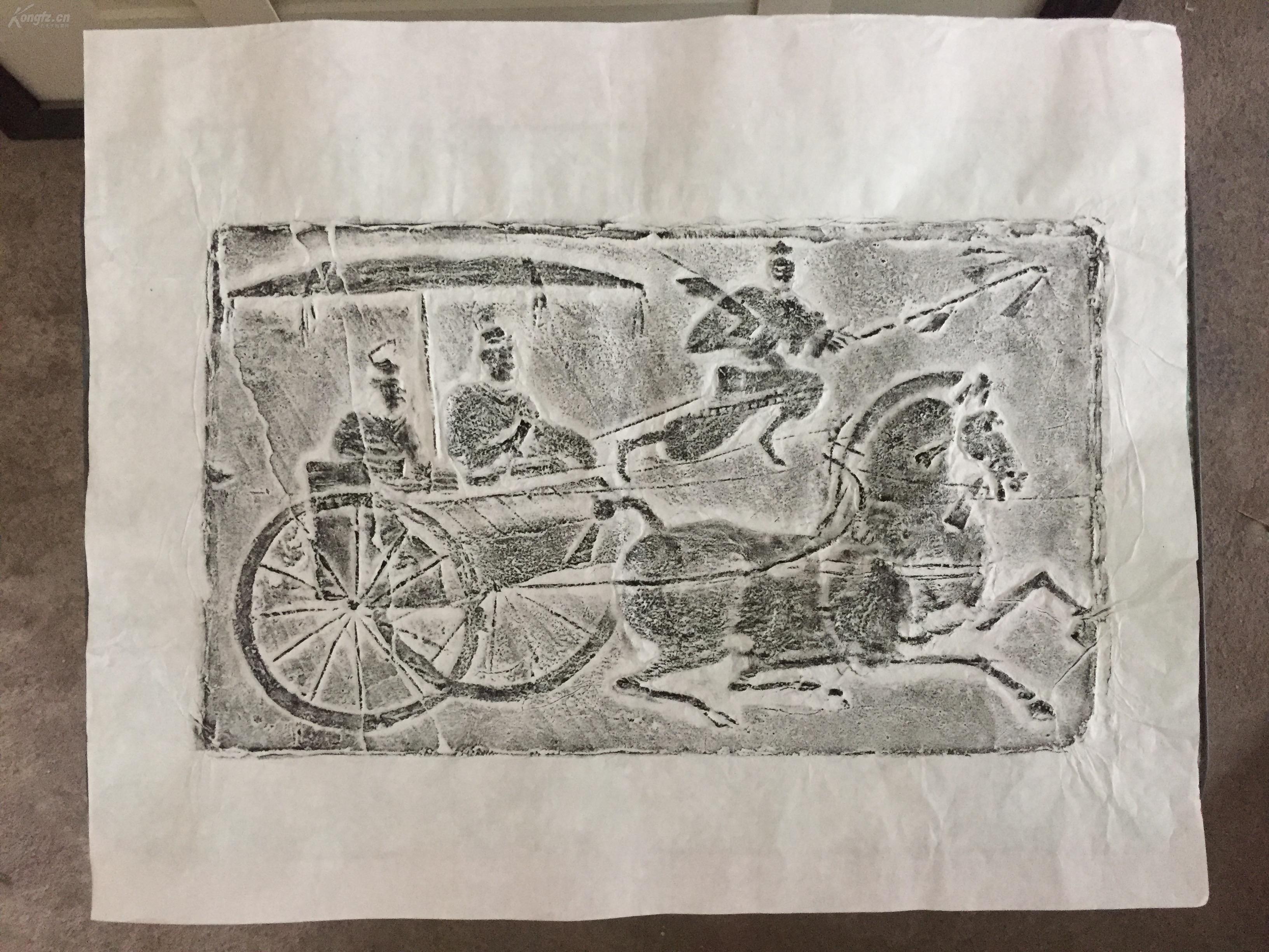 汉代画像装拓片1