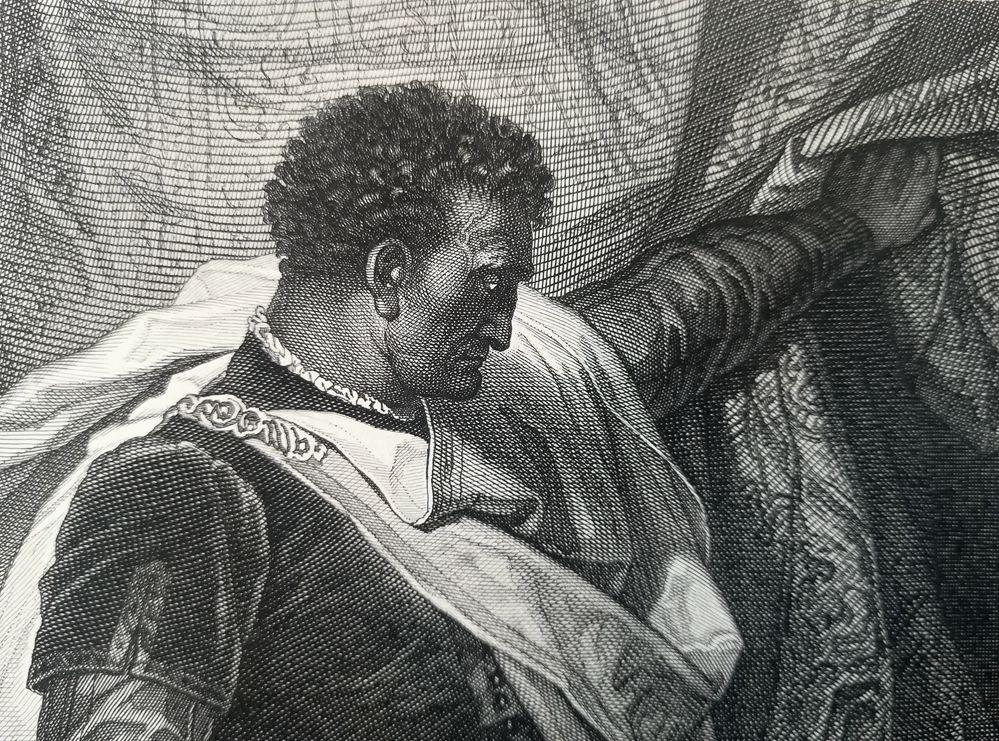 1888年钢版画《奥赛罗》(othello)---雕刻师艾曼努尔·布彻尔,选自