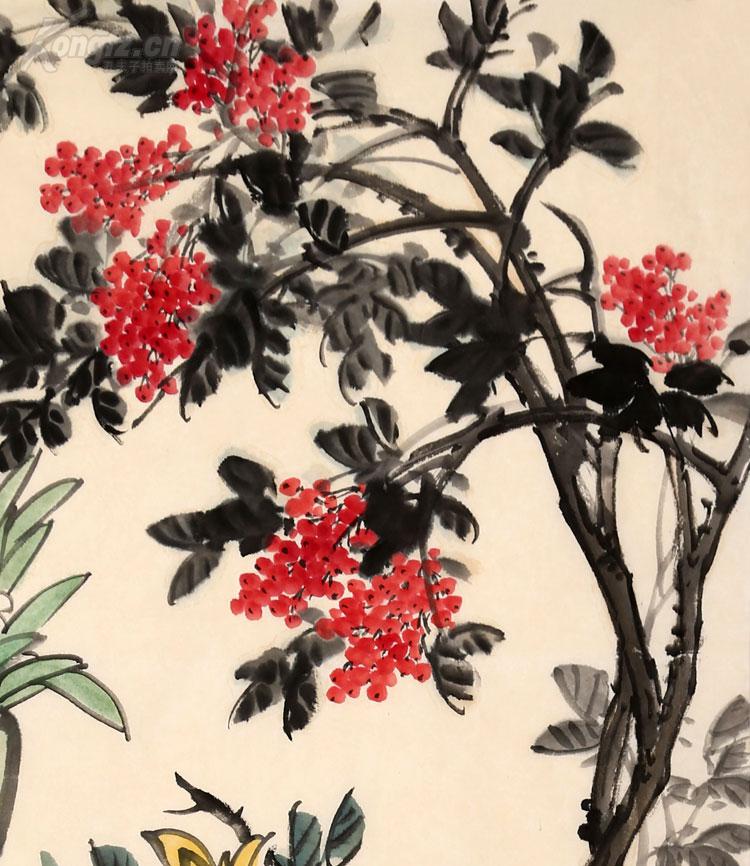 吴昌硕花卉蔬果柿子