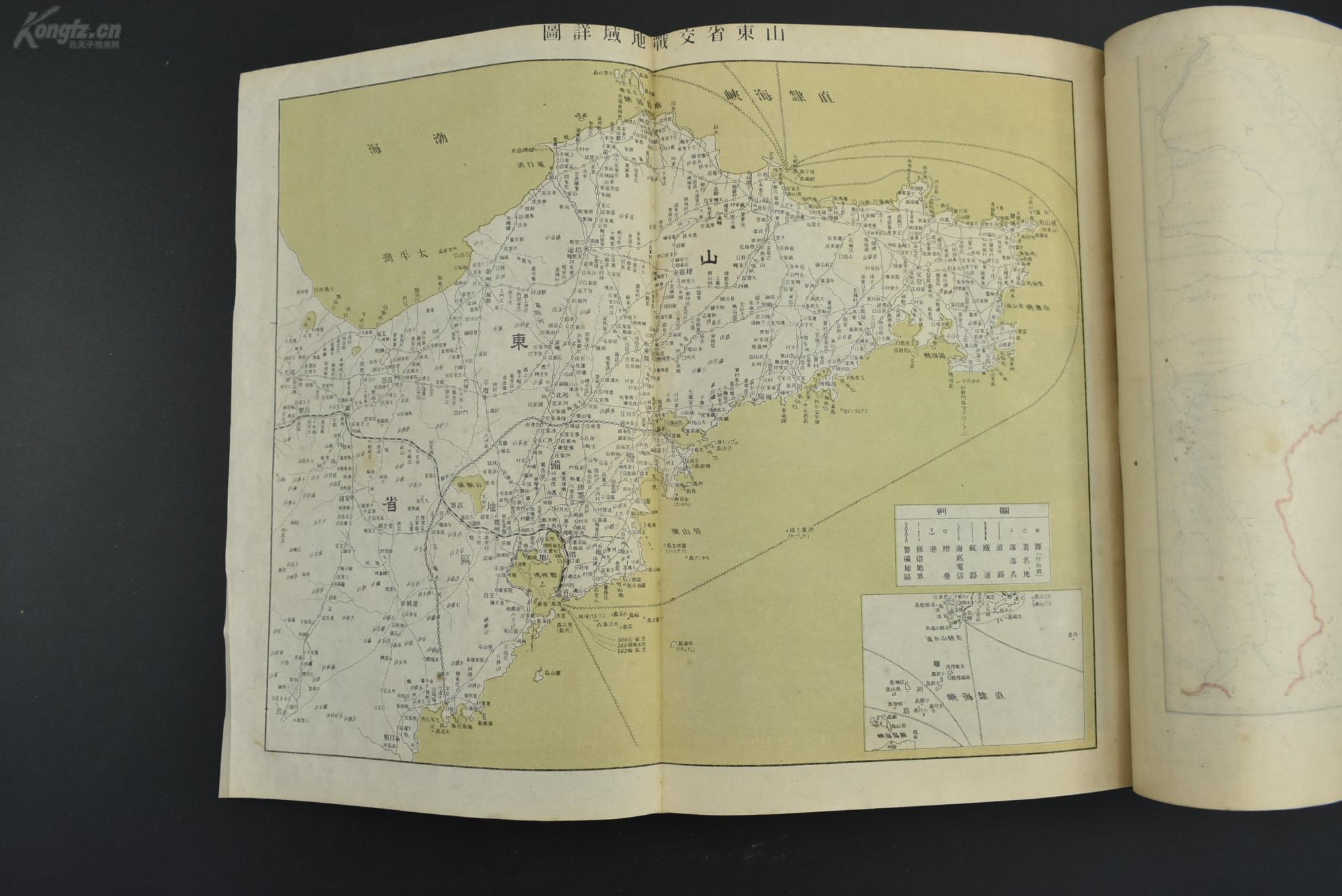 一次世界大战,日德青岛战役地图 老照片插图 青岛略图 胶州湾附近略图