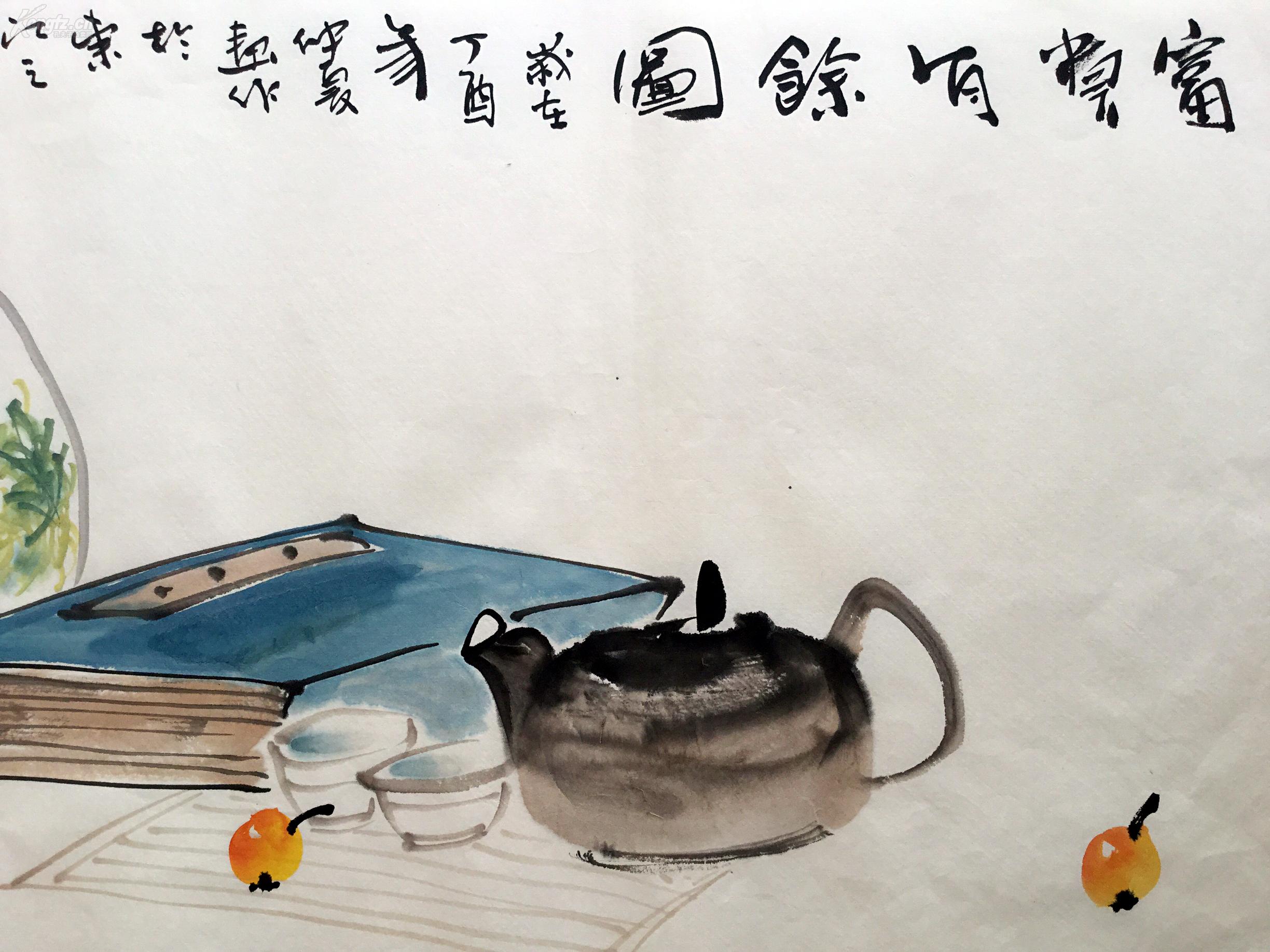【大写意花鸟水墨画】--富贵有余图 书画真迹