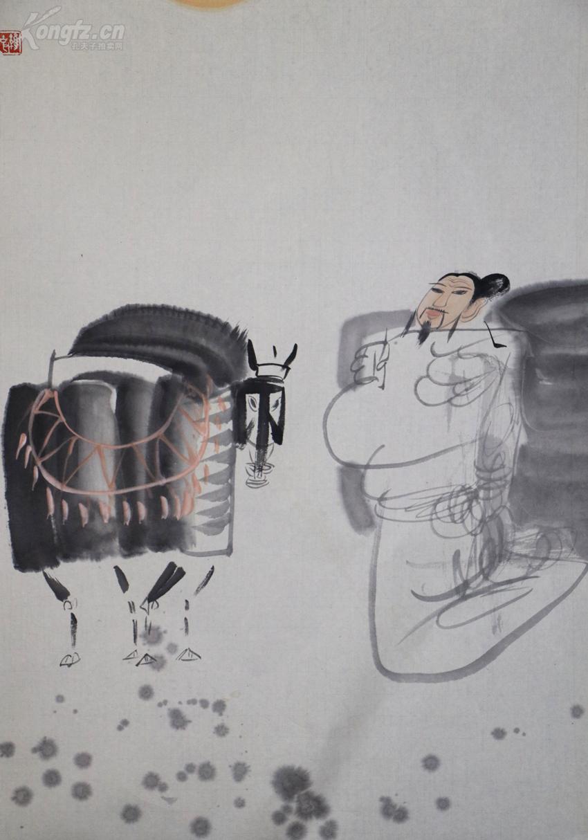 山东画院院长,山东省美术家协会常务副主席 孔维克 人物画