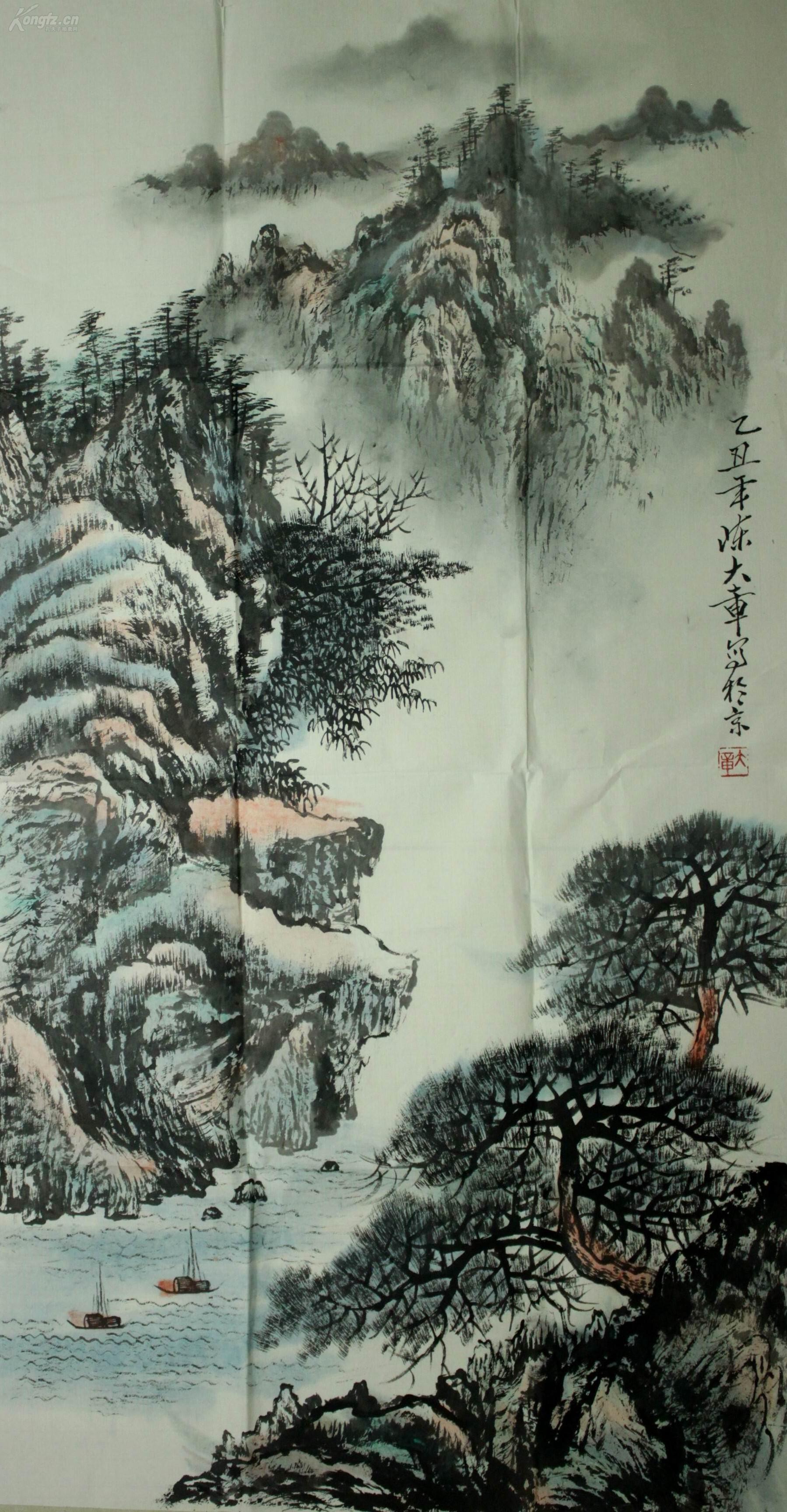 发现印刷,赔偿10倍-北京画家-陈大章《高山揽翠