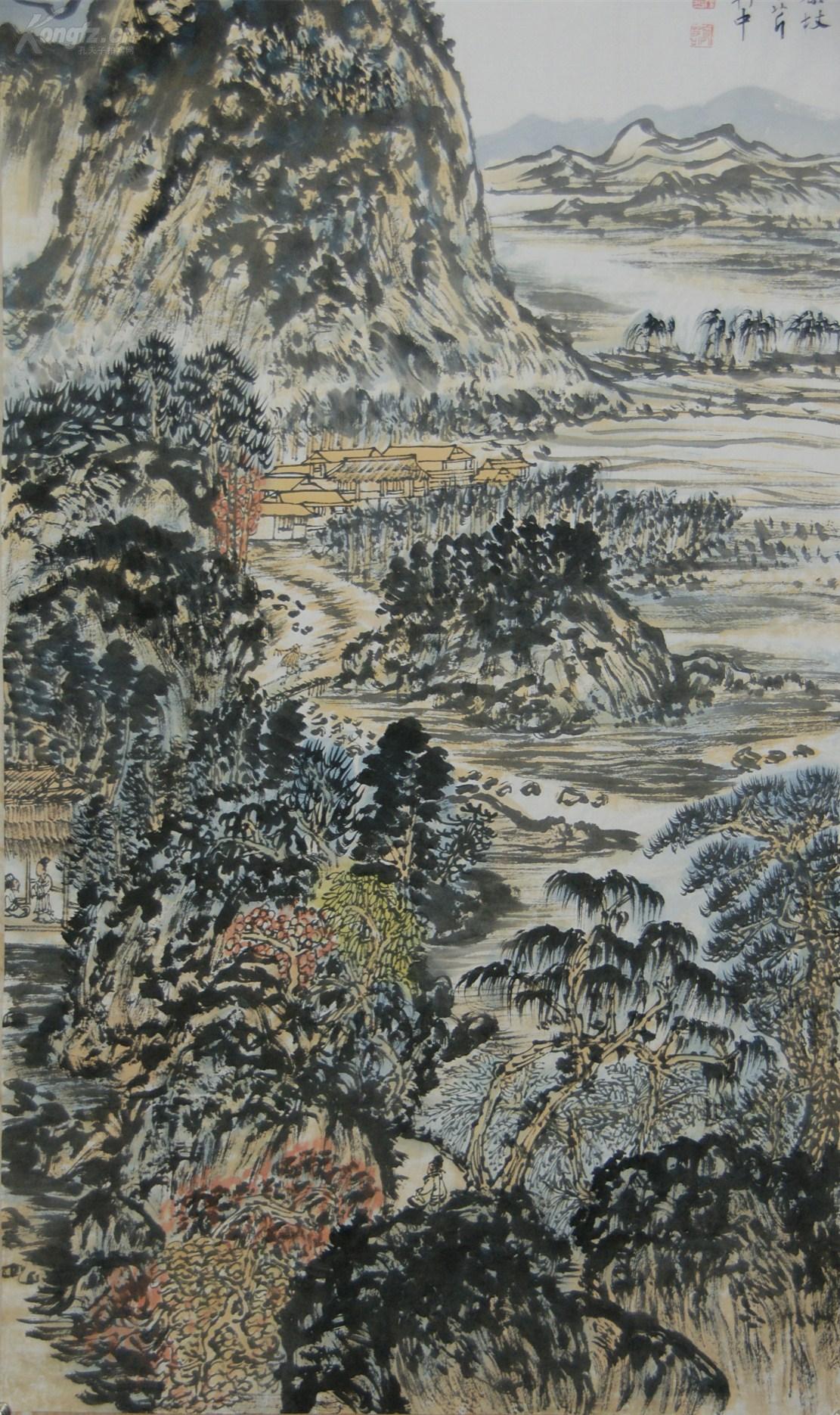 【陆俨少】现代画家 上海中国画院画师 山水