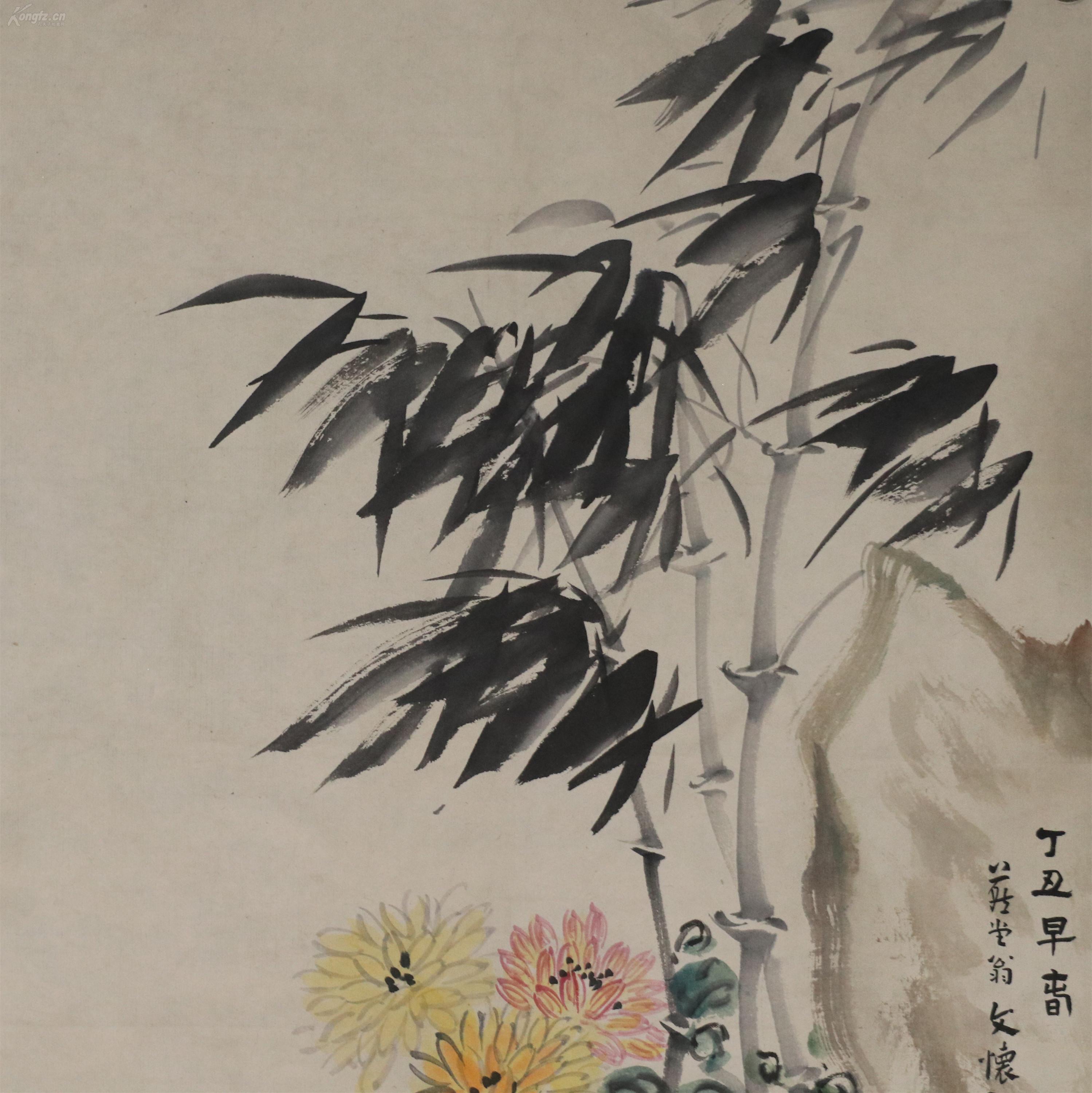 著名国学大师,书画家,金石家【文怀沙】花卉