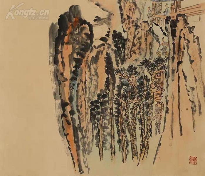 陆俨少,现代画家.又名砥,字宛若,上海嘉定县南翔镇人.