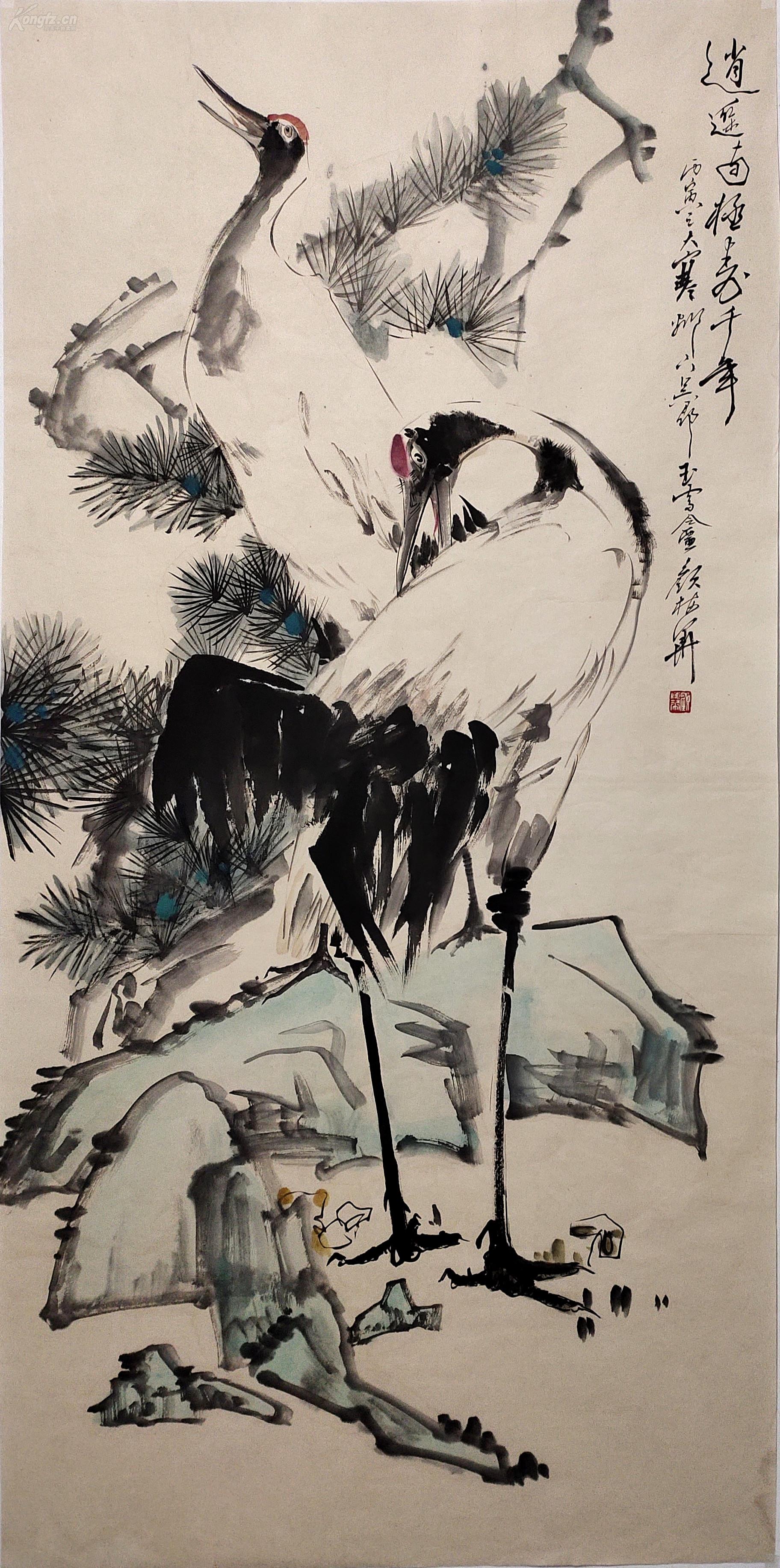 中国美协会员 上海中国画院著名画家——乔木花鸟画集