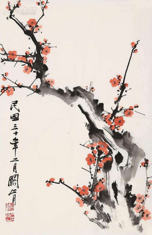 关山月 梅花