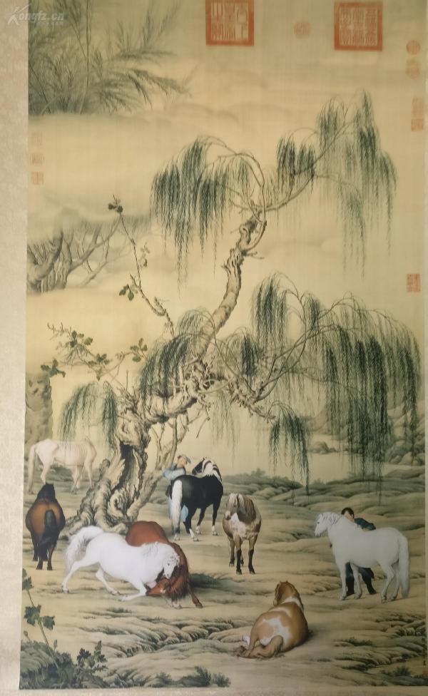 郎世宁八骏图