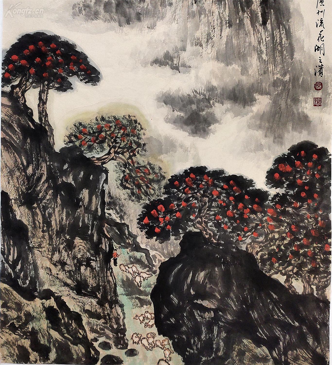 广东画院专业画家,副院长【陈洞庭】山水
