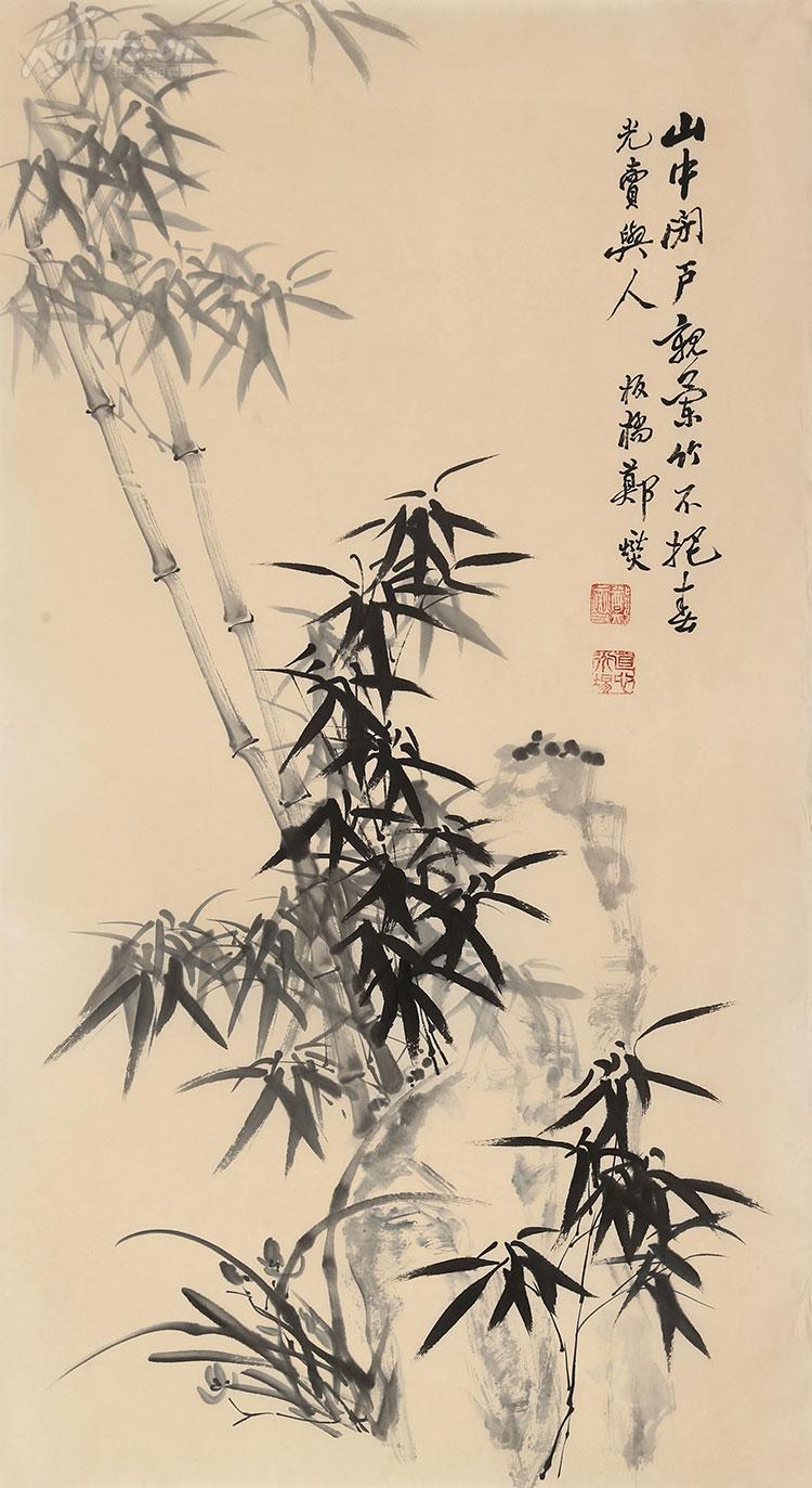 郑板桥 竹石图