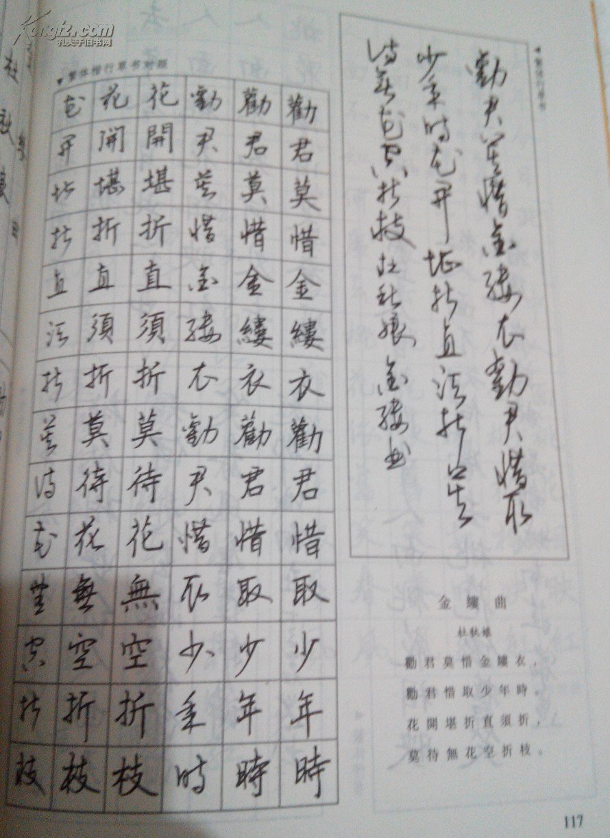 唐诗绝句百首:楷行草硬笔书法图片
