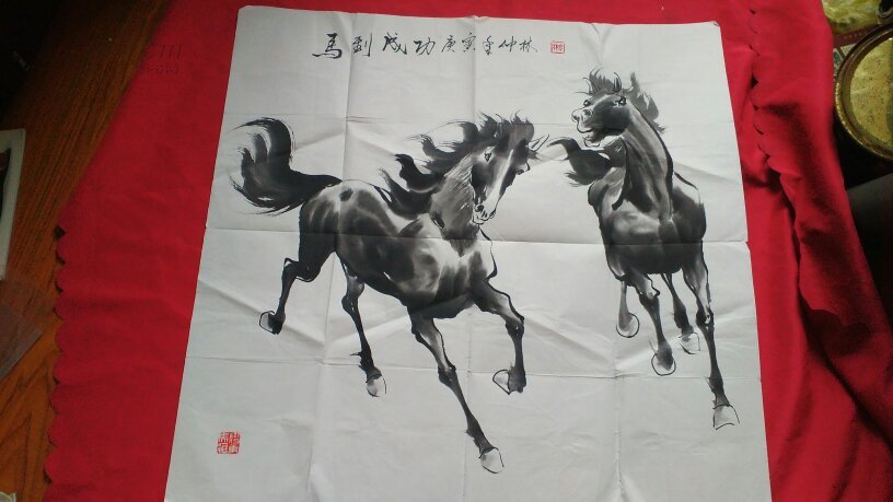 著名画家尉仲林 作品