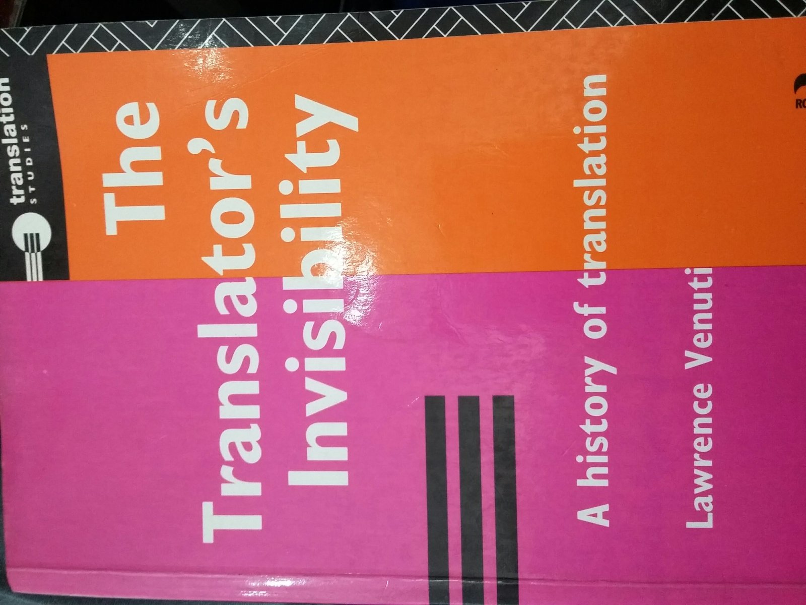 the translator"s invisibility_lawrence venuti_孔