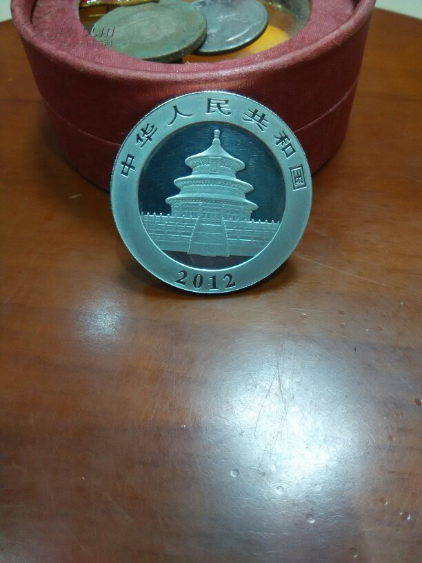 【图】2012年熊猫银币(重量一盎司)面值10元_