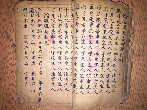 清代丧葬研究《丧家便》符咒,重丧,行丧停丧犯忌,凶方,各种禁忌确解符