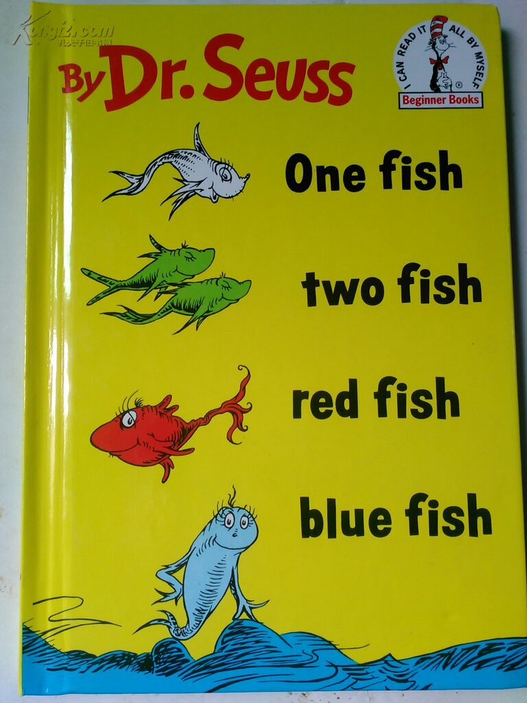 books)one fish two fish red fish blue fish一条鱼两条鱼 英文原版