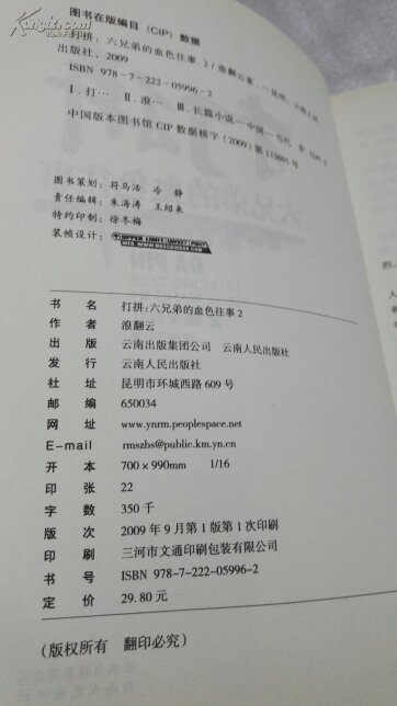 【图】打拼:六兄弟的血色往事(2)猛龙过江_价格