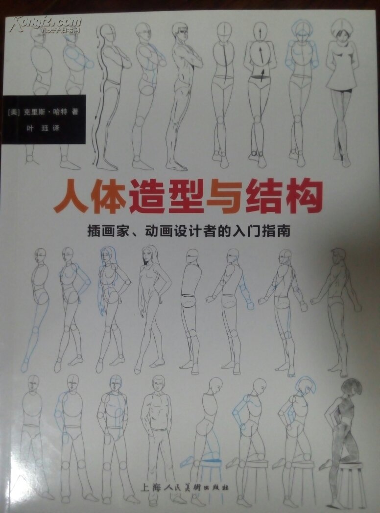 人体造型与结构:插画家,动画设计者的入门指南