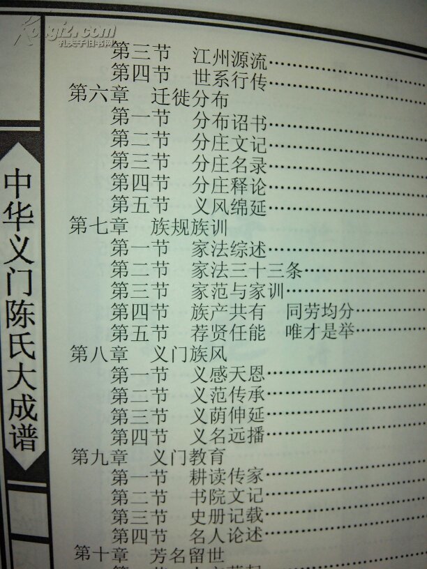义门屏绥水陈氏宗谱(中华义门陈氏大成谱·总谱)(16开
