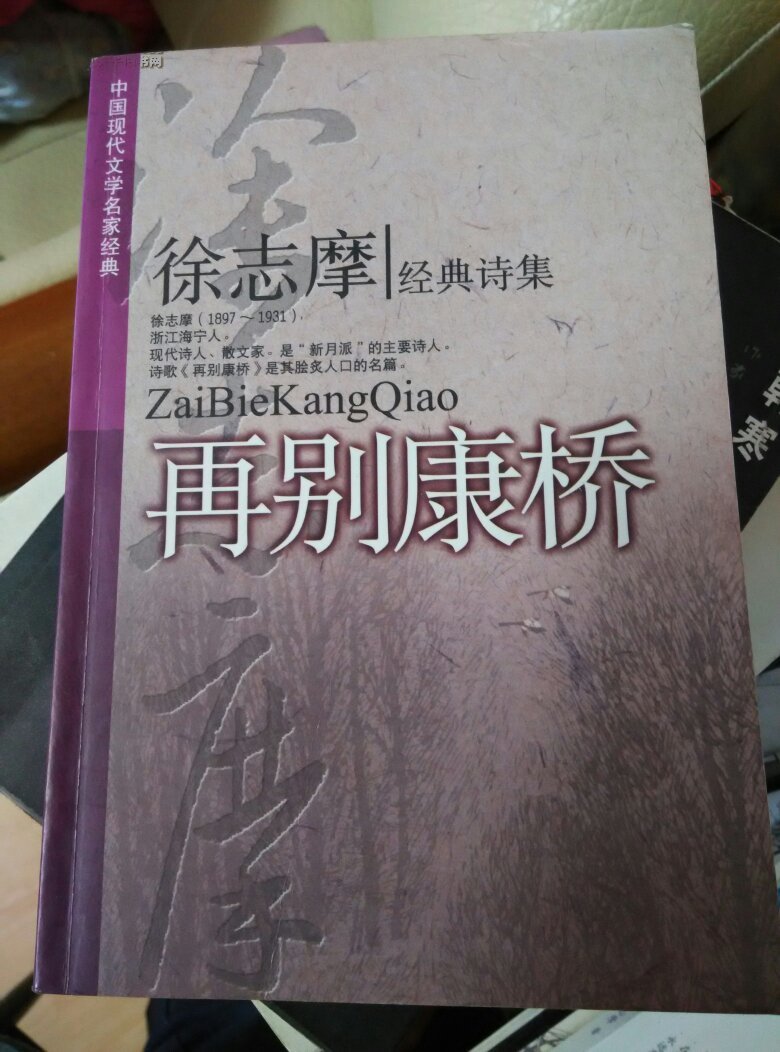 【图】中国现代文学名家经典:再别康桥(一版一
