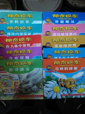 神奇校车 10册合售《水的故事》《地球内部探
