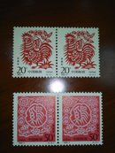 1993年1993-1T癸酉年第二轮生肖邮票 鸡二连