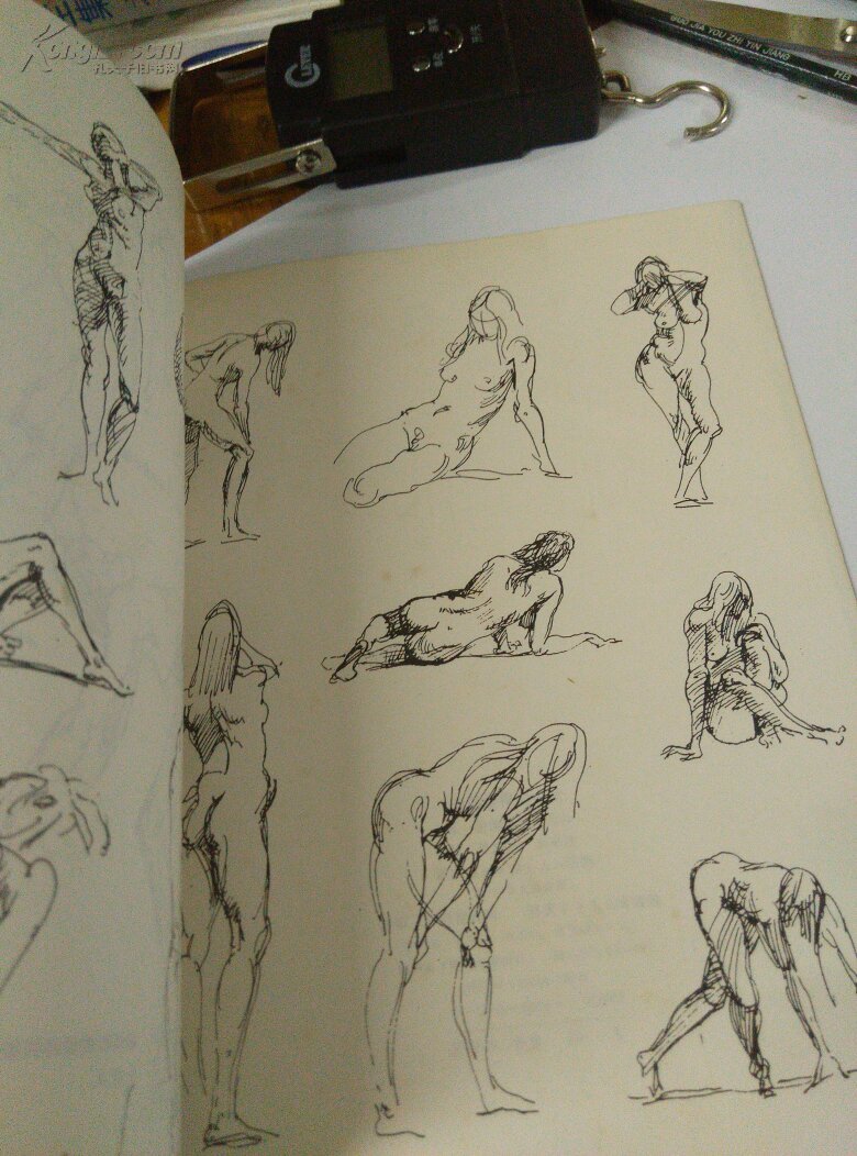 女人体素描画法