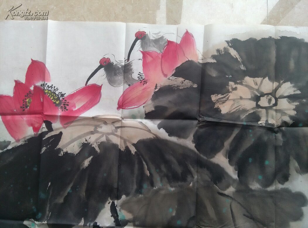 陕西著名画家 高级美术师 严肃 四尺国画