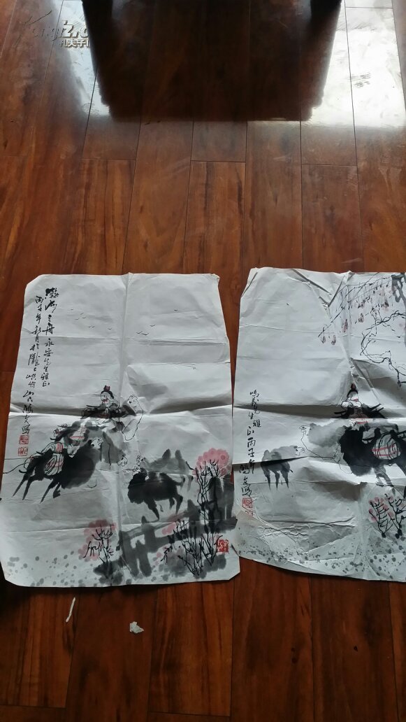 李鸿文花鸟画2幅